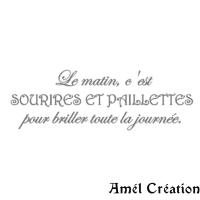 Le matin c est sourires et paillettes